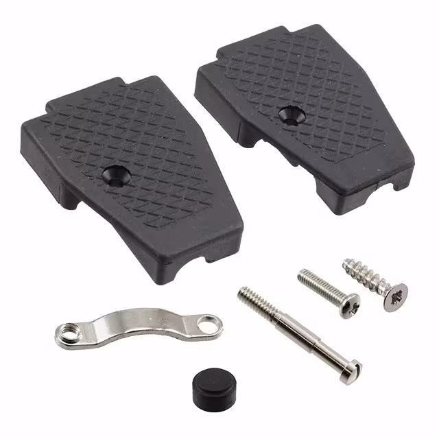 165X13019X Conec  Capots de connecteurs D-Sub en forme de D